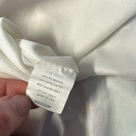 Judith March Women’s Blue Pink Strapless Fit and Flare Dress Sz. Medium - Picture 6 of 6